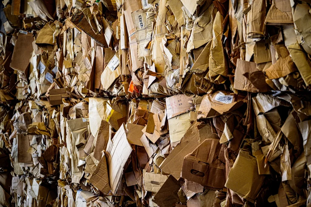 Baled recyclable materials